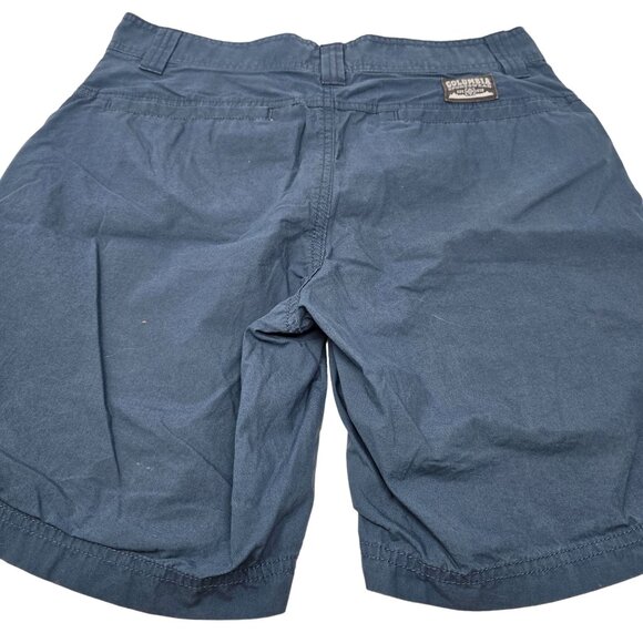 Columbia Hiking Bermuda Shorts Size 30 Men's Blue 8" Inseam Mid Rise - Picture 3 of 5
